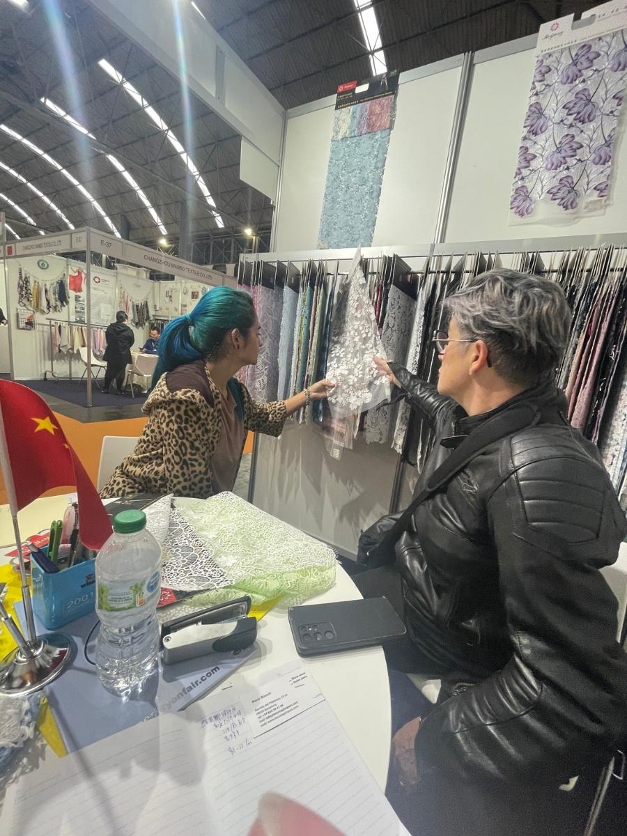 barcelona textile expo 2024 spanish client selection
