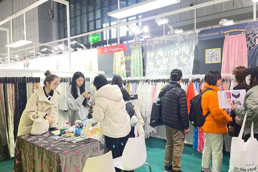 shanghai intertextile spring 2024 client sample selection