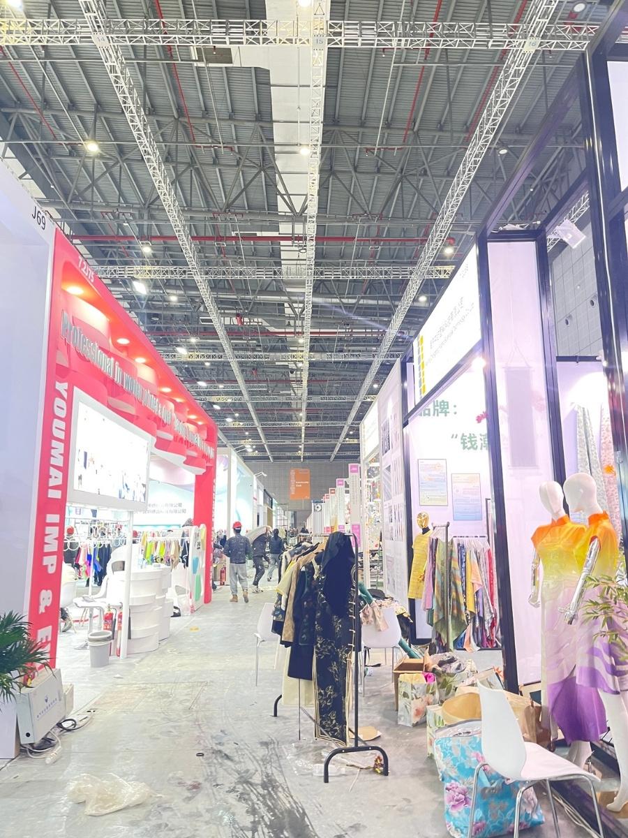 shanghai intertextile spring 2024 exhibition hall