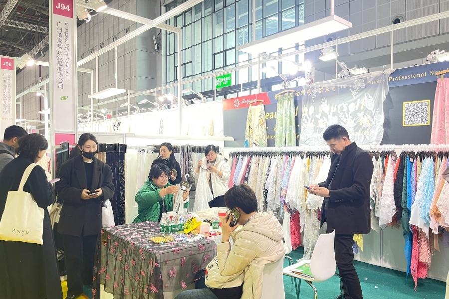 shanghai intertextile spring 2024 exhibition scene