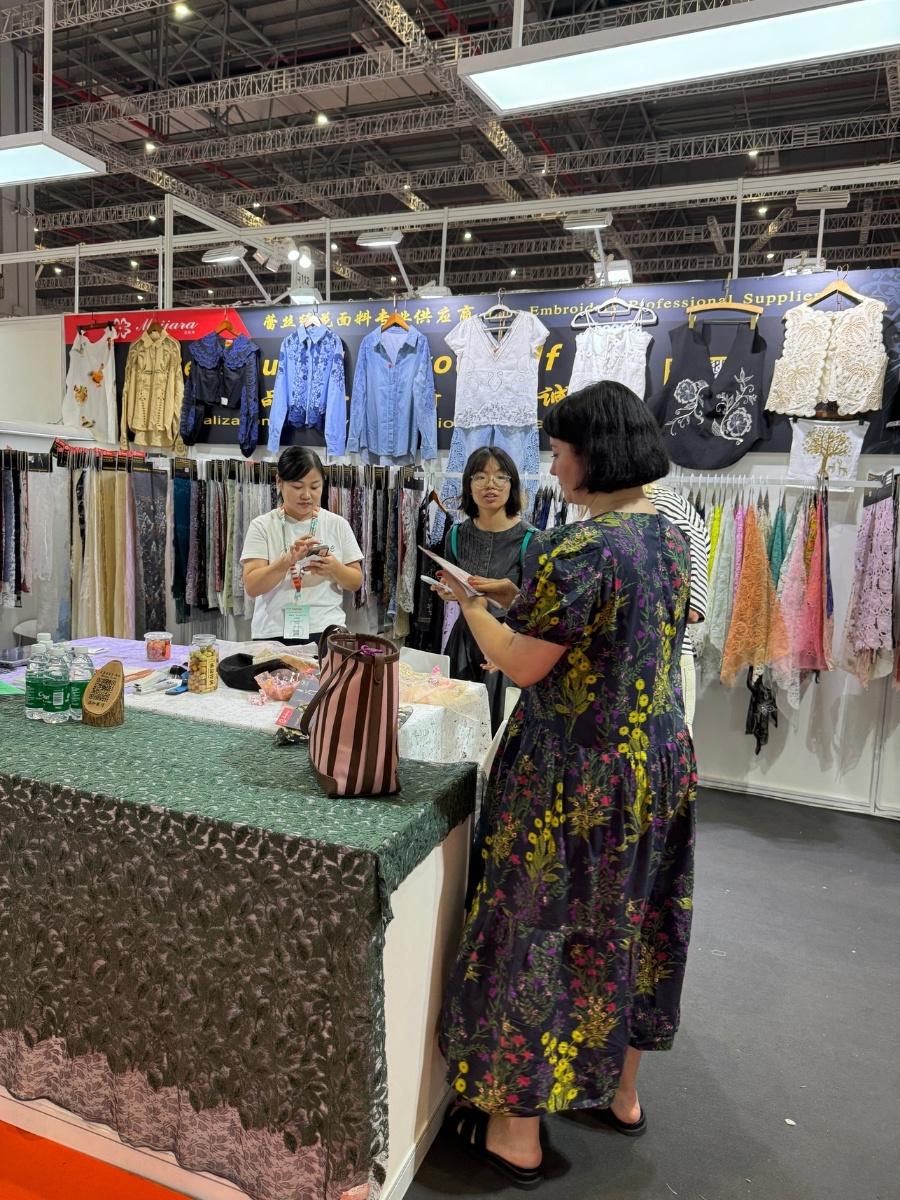 intertextile shanghai 2025 autumn client visit