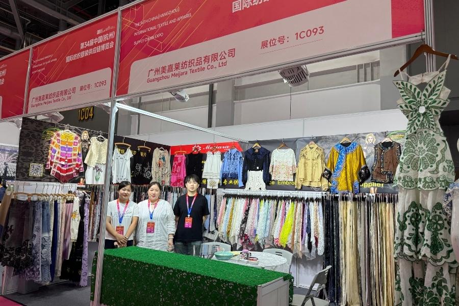 hangzhou textile expo 2025 client group photo