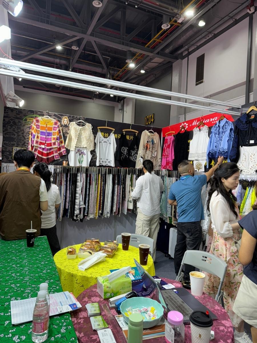 hangzhou textile expo 2025 client interest lace