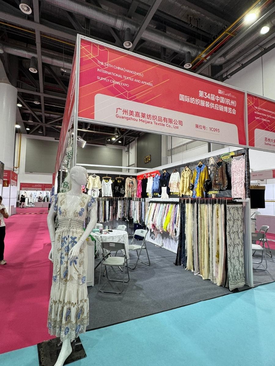 hangzhou textile expo 2025 lace booth sign