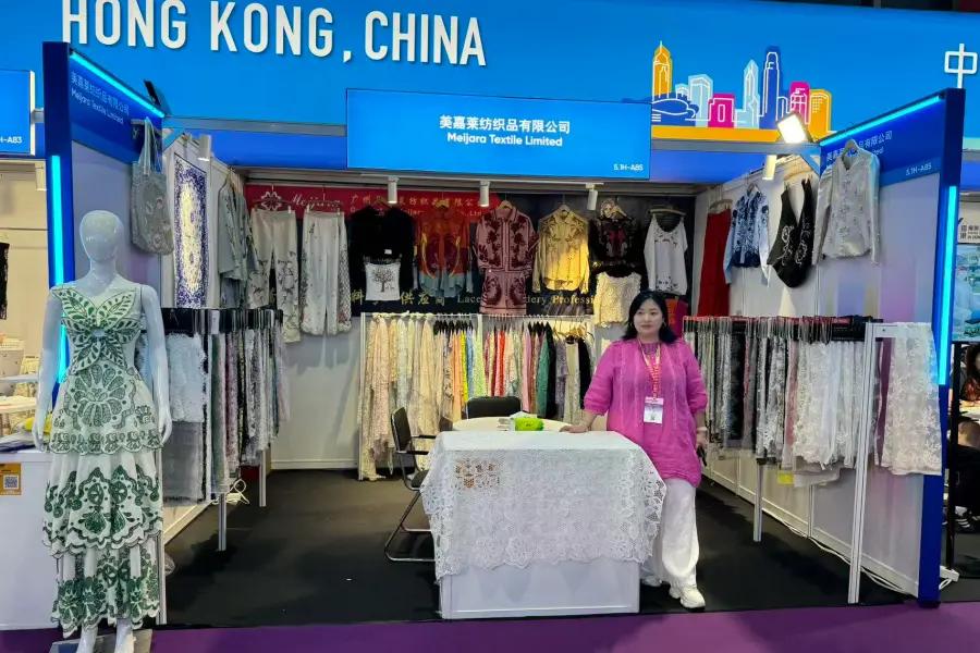 Meijara-Spitzenstand auf der Intertextile Shanghai 2026 Herbst