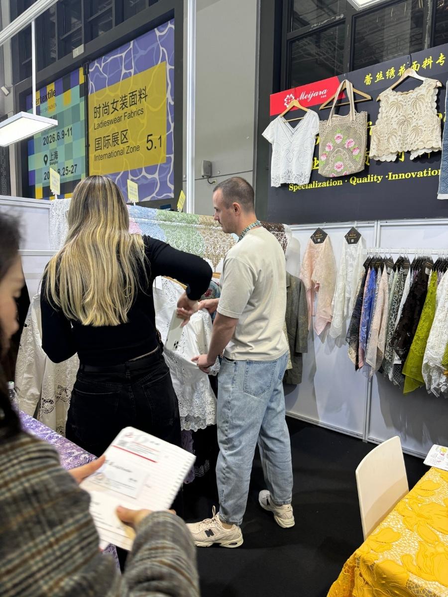 intertextile shanghai 2026 spring client sampling