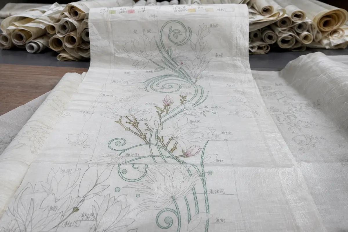Custom lace design pattern review