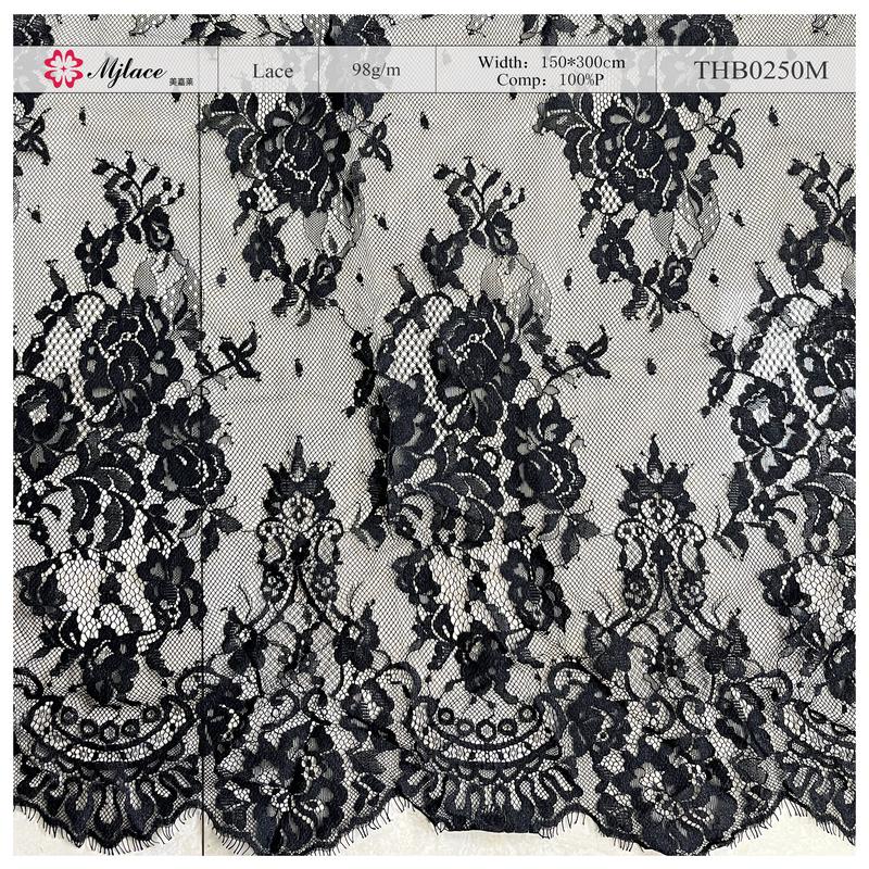 Ethereal Veil – Extra Wide Sheer Lace Fabric