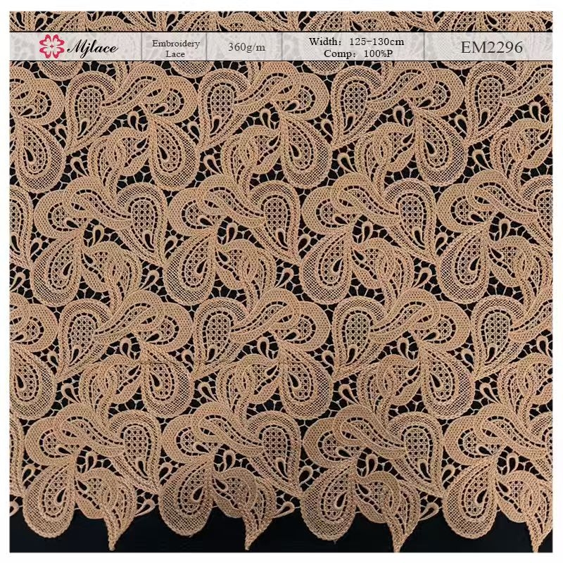 Lace Petal – Water-Soluble Embroidered Lace