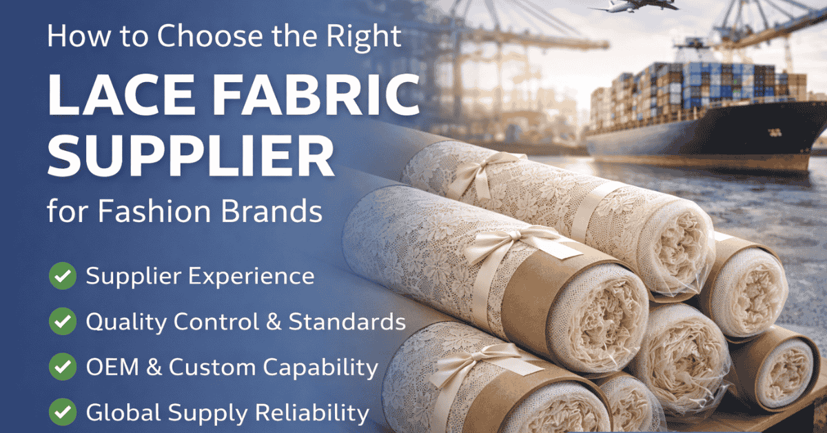 How to Choose the Right Lace Fabric Supplier: A Practical Guide for Fashion Brands