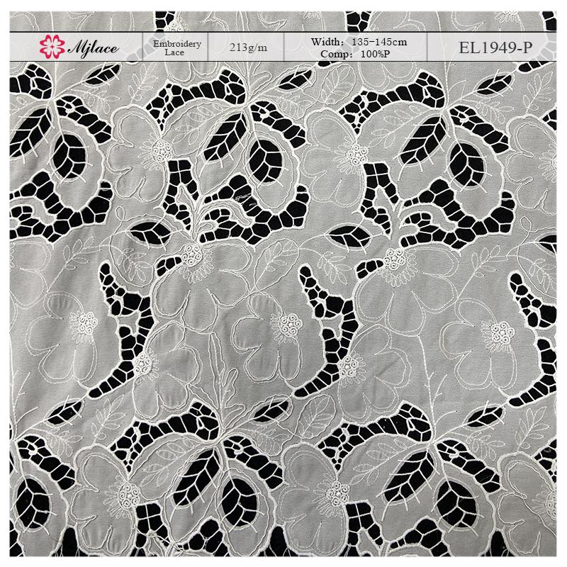 Lattice Garden Embroidered Lace Fabric-Garden-Inspired Lace Fabric