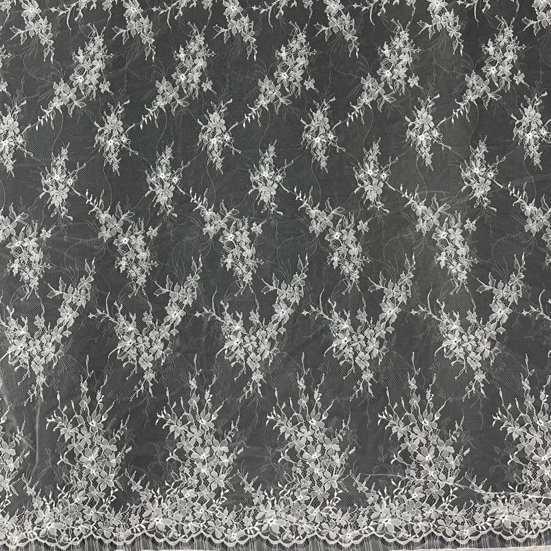Extra wide lace, sheer lace fabric,Chantill Lace