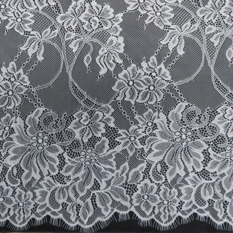 Extra wide lace, sheer lace fabric,Chantill Lace