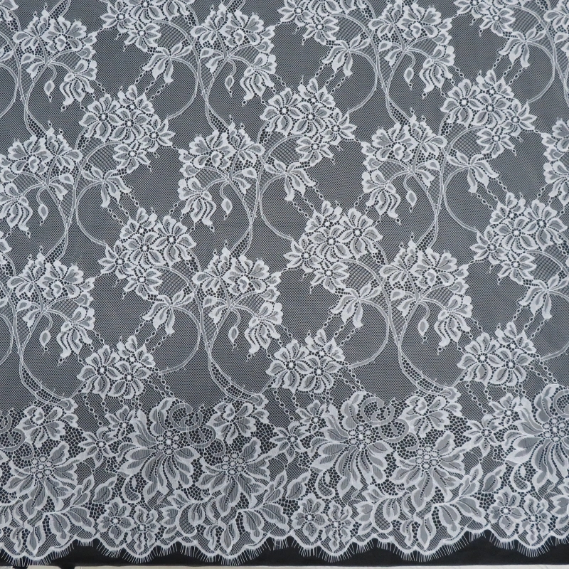 Extra wide lace, sheer lace fabric,Chantill Lace