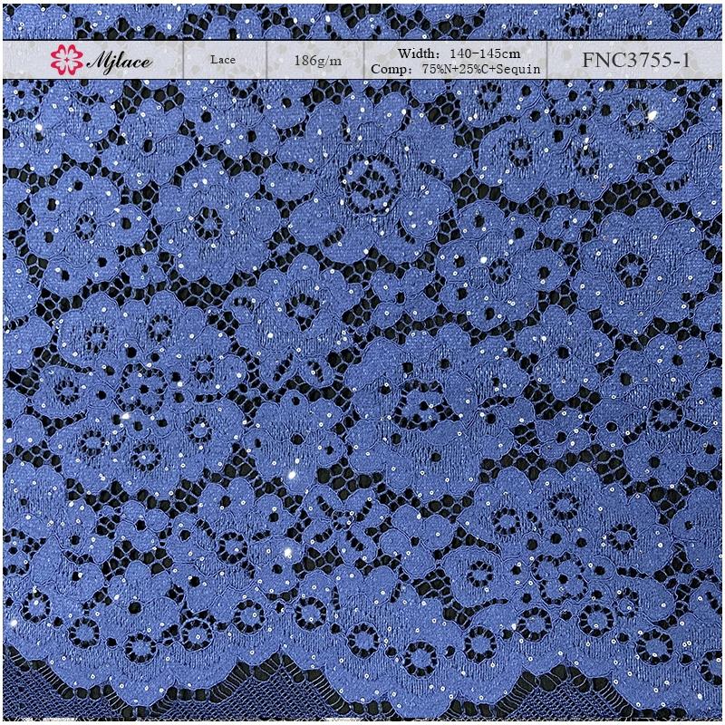 Celestial Veil Bridal Lace-Sequins Embellished Lace Fabric