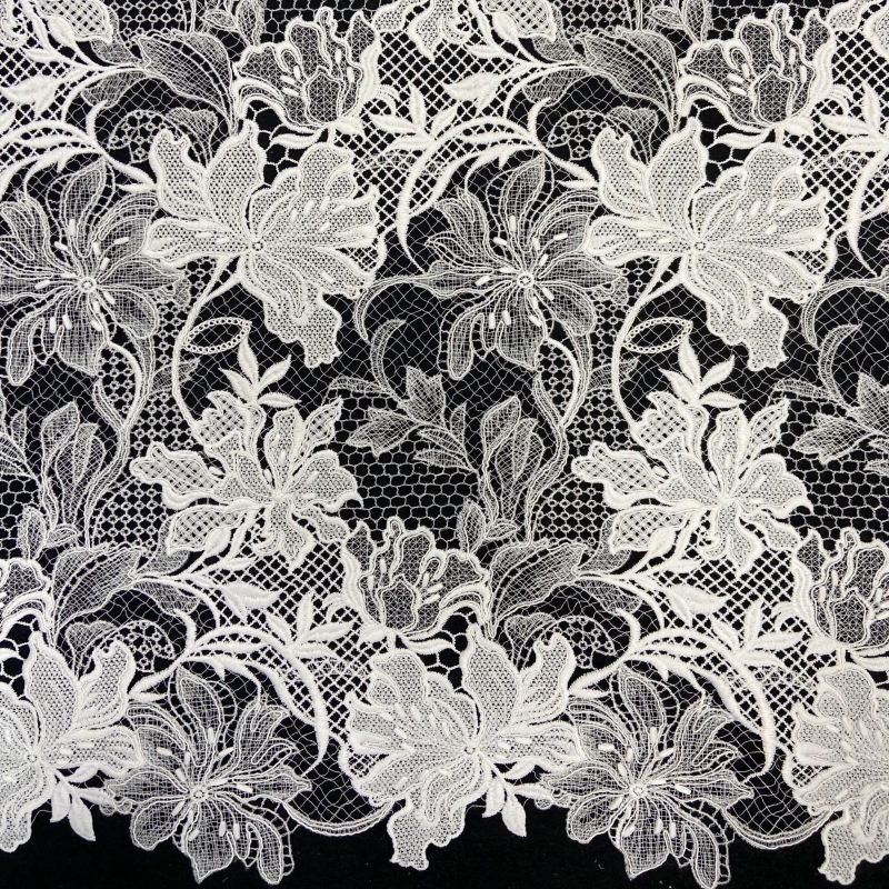 Renaissance Bloom: Dense Water-Soluble Lace