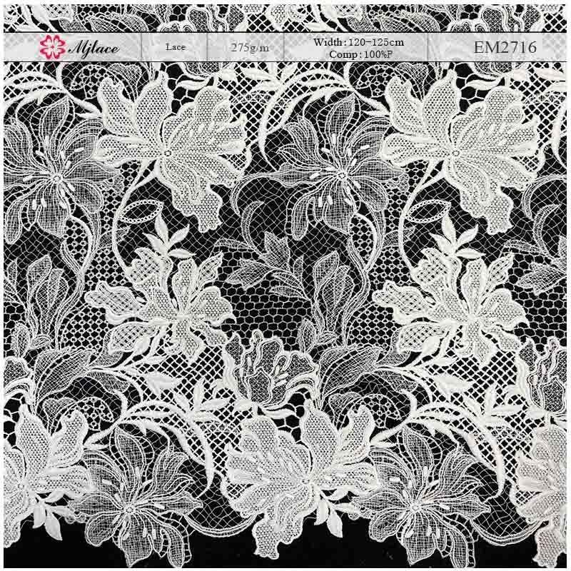 Renaissance Bloom: Dense Water-Soluble Lace