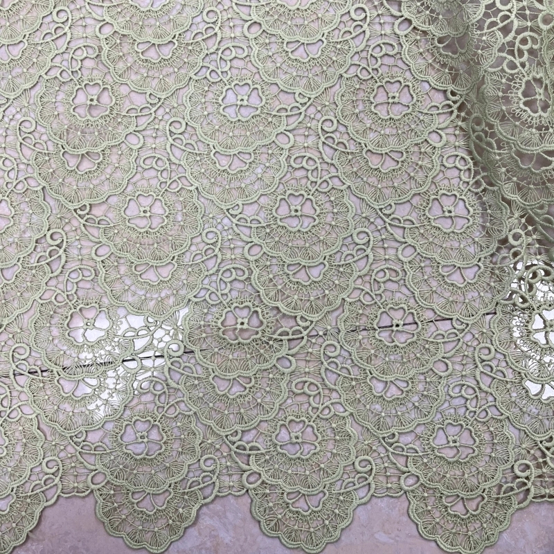 scalloped edge lace fabric close-up