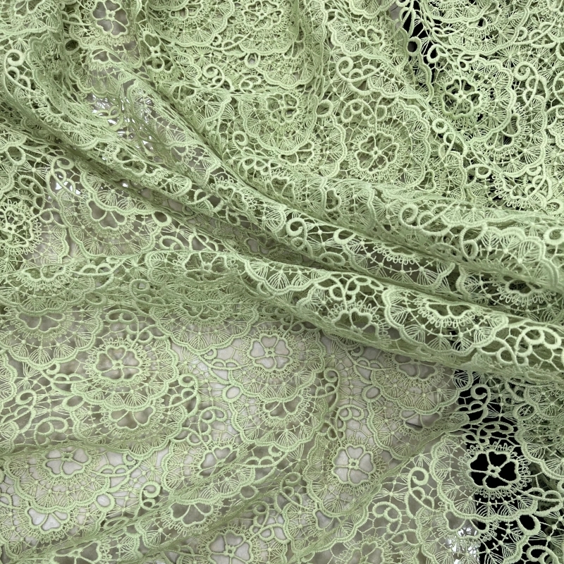 dense floral lace fabric pattern