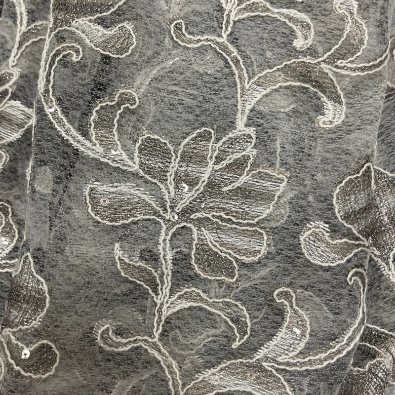 Starburst Sequin Embroidered Lace