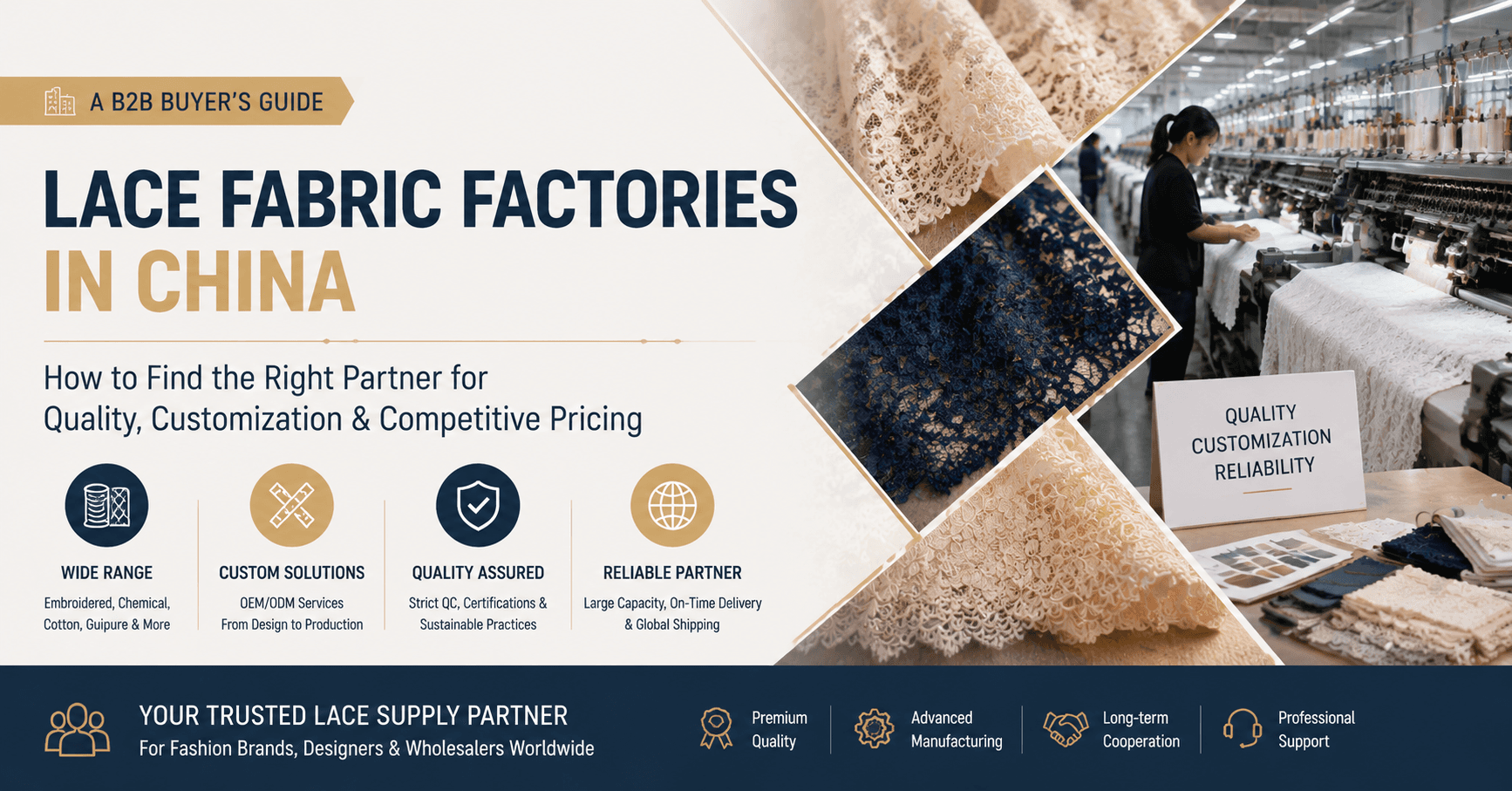 China Lace Fabric Factories: A Complete Sourcing Guide for Fashion Brands