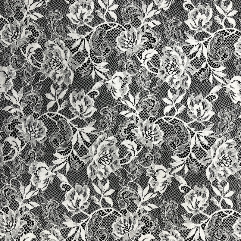 Ultra-Light Sheer Floral Embroidered Lace Fabric – Soft Nylon Lace by MJlace