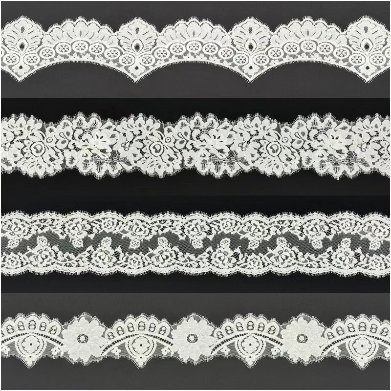 Aurora Floral Eyelash Lace Trim