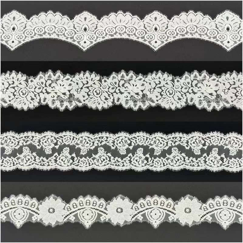 Aurora Floral Eyelash Lace Trim