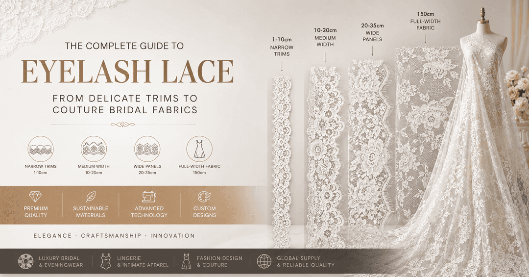 The Complete Guide to Eyelash Lace: From Delicate Trims to Couture Bridal Fabrics