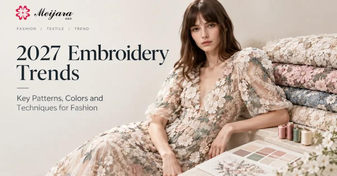 2027 Embroidery Trends: Key Patterns, Colors and Techniques for Fashion