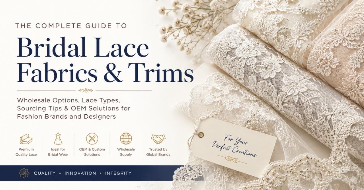Bridal Lace Fabrics and Trims: What Buyers Actually Care About