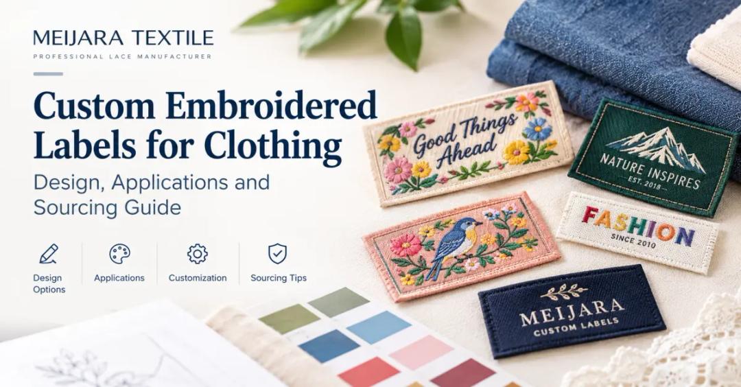 Custom Embroidered Labels for Clothing: Design, Applications and Sourcing Guide