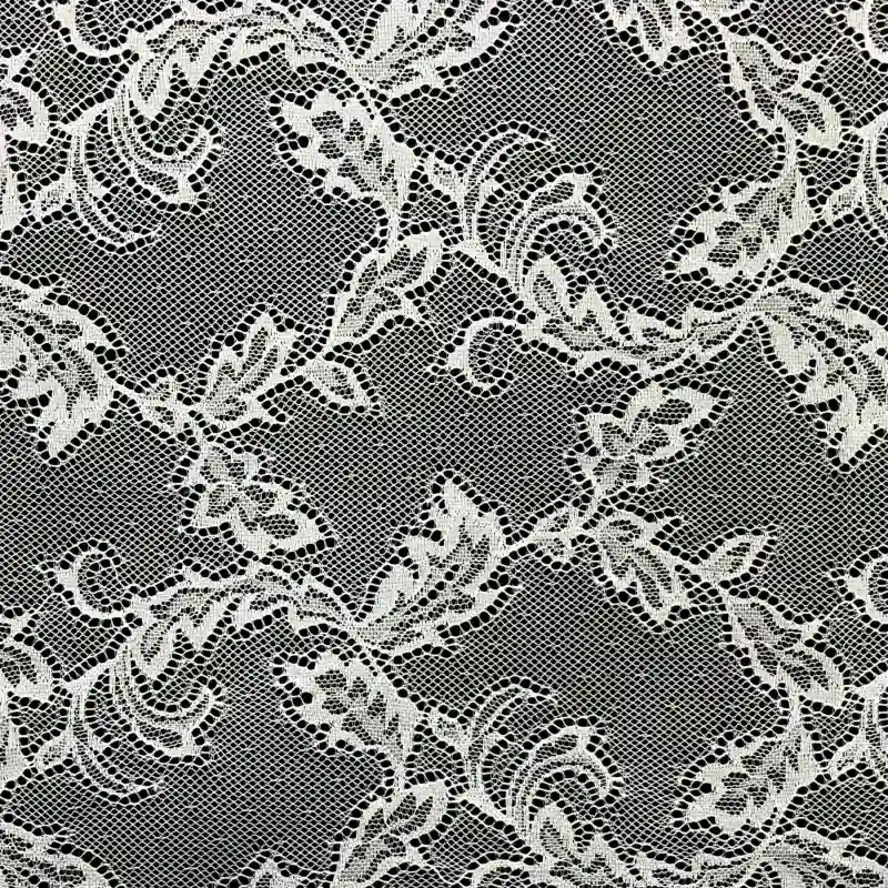 MistDance Ultra-Fine Sheer Nylon Lace – Delicate Embroidered Floral Fabric