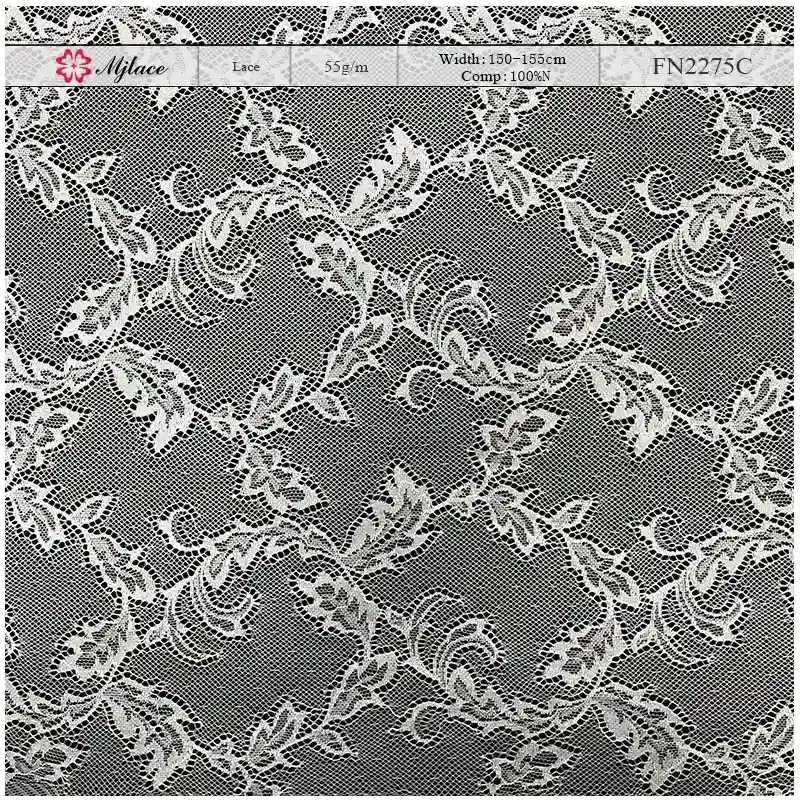 MistDance Ultra-Fine Sheer Nylon Lace – Delicate Embroidered Floral Fabric