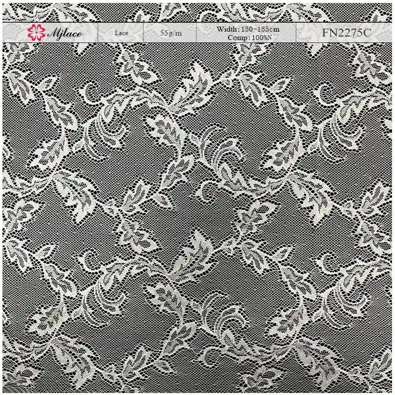 MistDance Ultra-Fine Sheer Nylon Lace – Delicate Embroidered Floral Fabric
