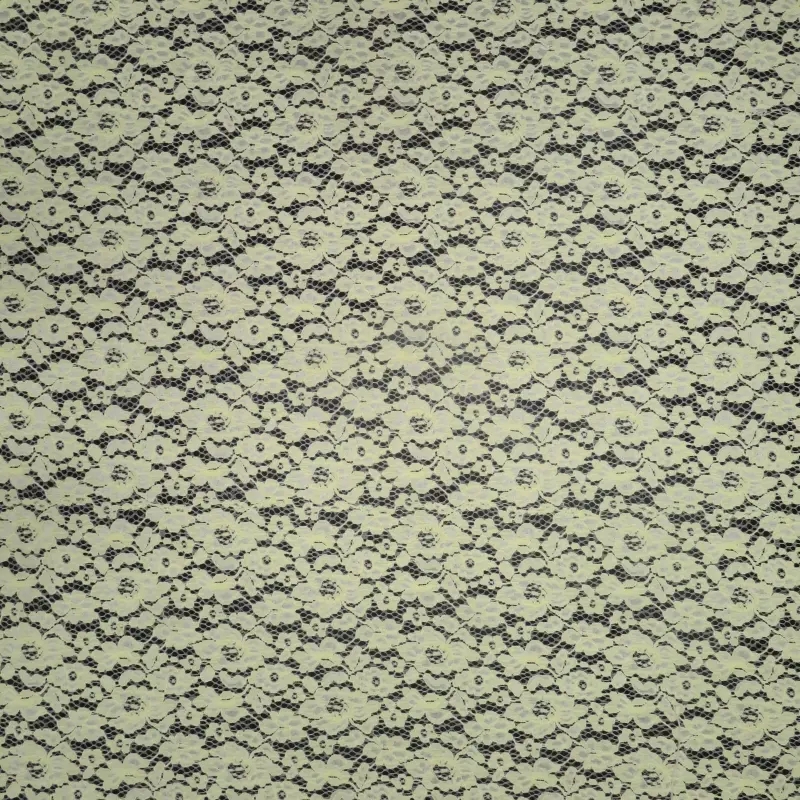 Garden Grace Embroidered Polyester Lace – Elegant Floral Pattern Fabric