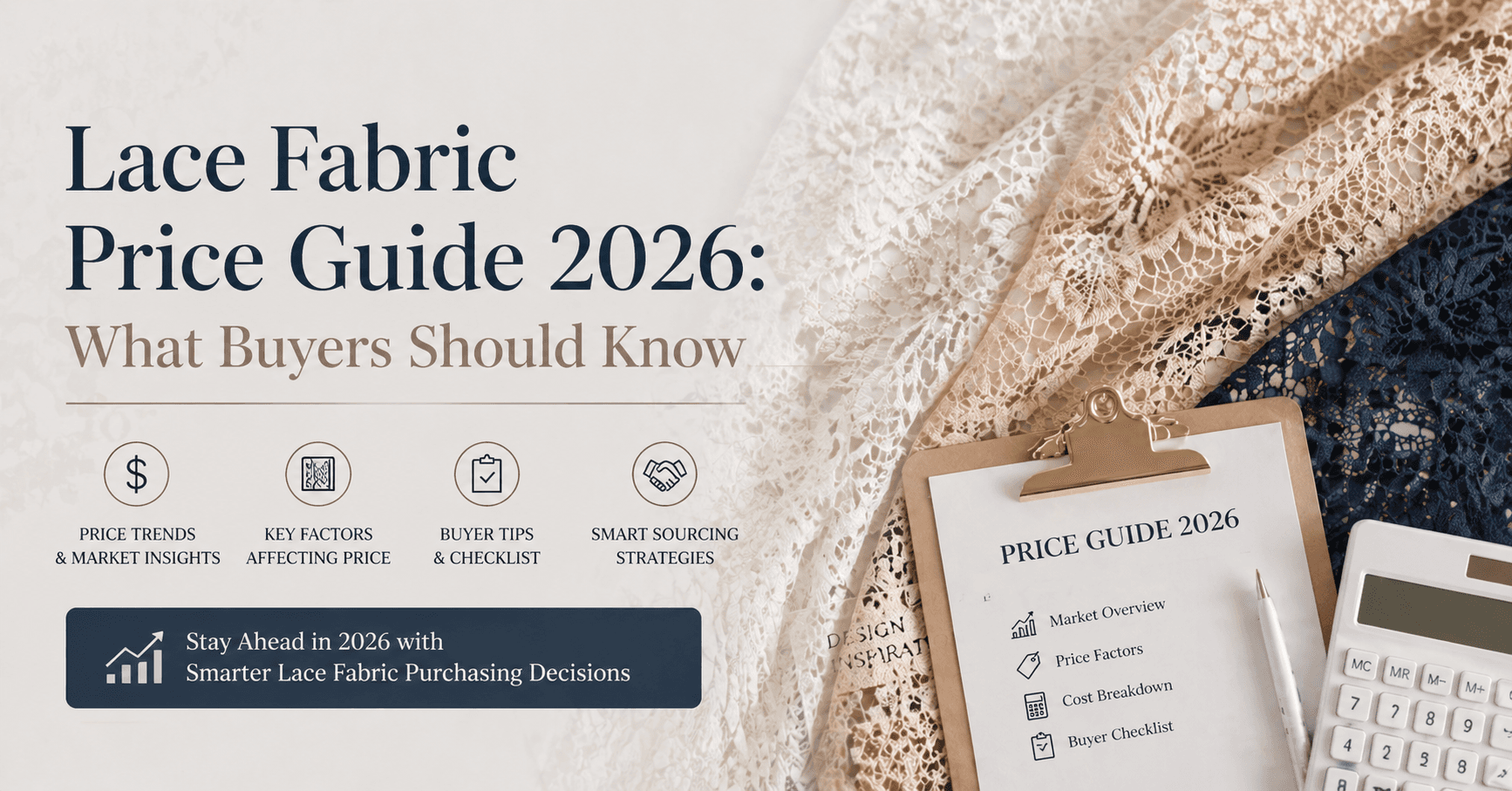 Lace Fabric Price Guide 2026: What Buyers Should Know