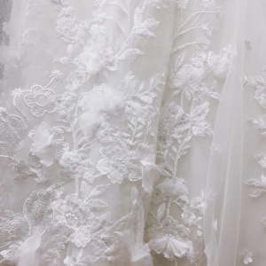 China lace fabric for wedding dresses