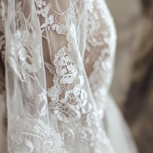 China lace fabric for wedding dresses