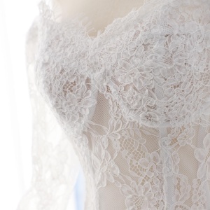 China lace fabric for wedding dresses