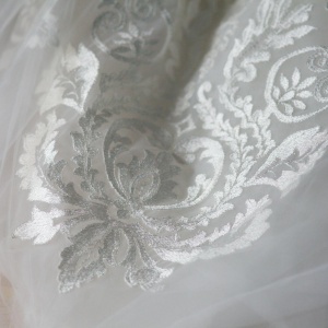 China lace fabric for wedding dresses