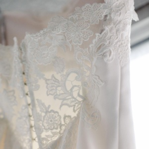 China lace fabric for wedding dresses