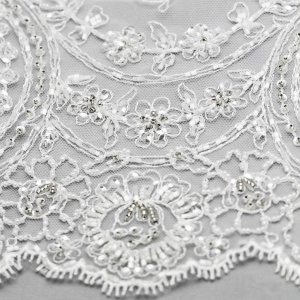 China lace fabric for wedding dresses