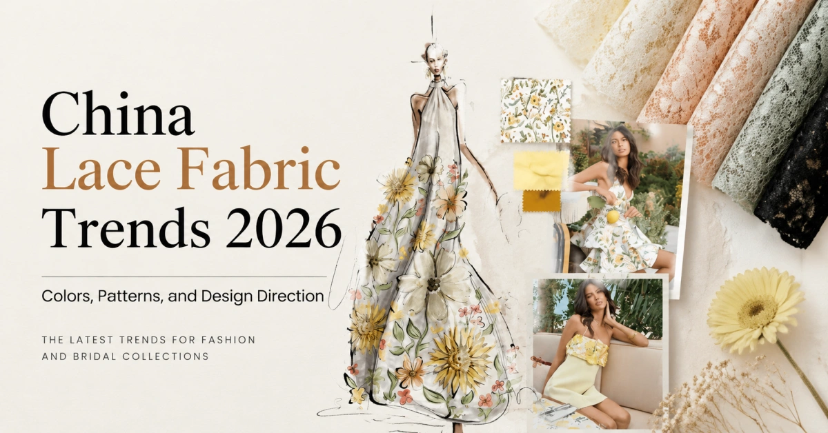 China Lace Fabric Trends 2026: Colors, Patterns, and Design Direction
