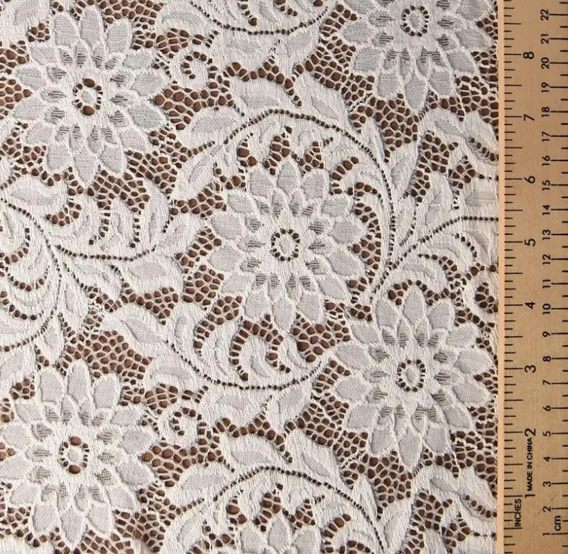 Floral lace horizontal and vertical repeat