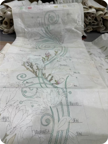 Custom lace design and OEM pattern development