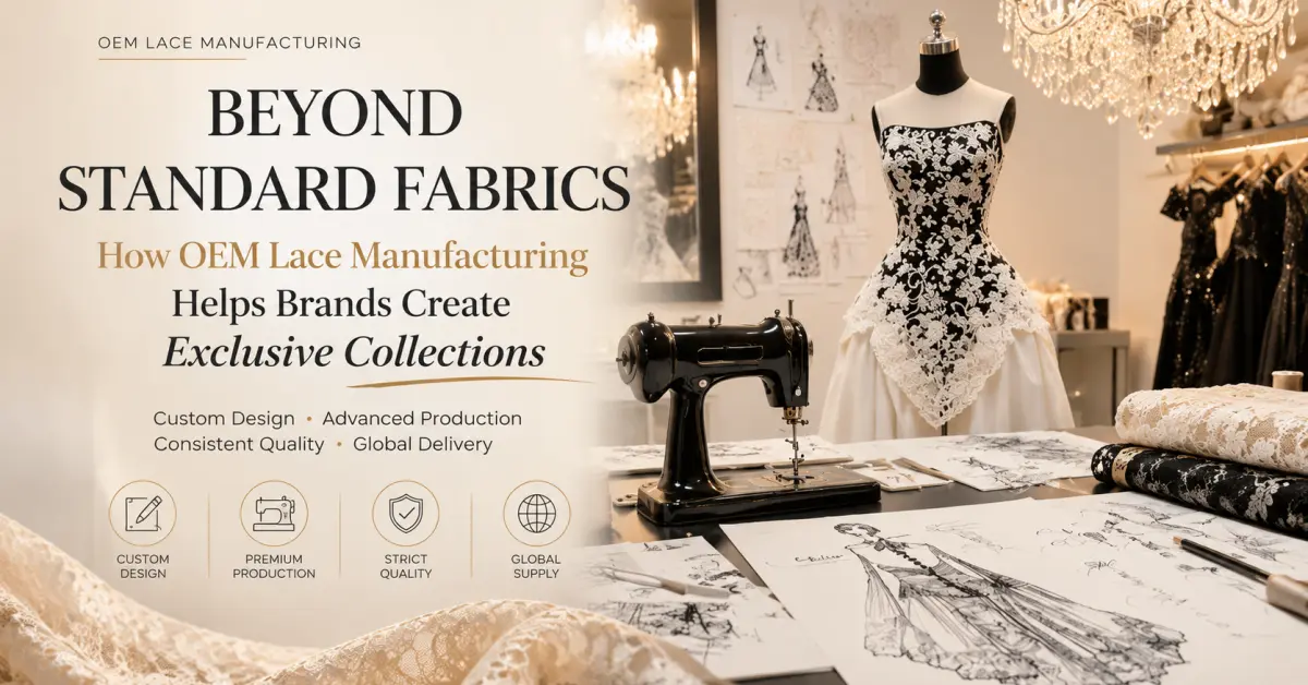 Beyond Standard Fabrics: How OEM Lace Manufacturing Helps Brands Create Exclusive Collections